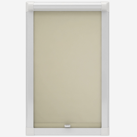 Optima Blackout Warm Stone Perfect Fit Roller Blind