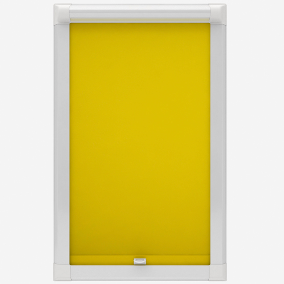 Spectrum Blackout Yellow Perfect Fit Roller Blind