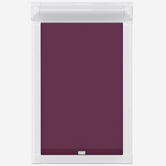 Supreme Blackout Plum Perfect Fit Roller Blind