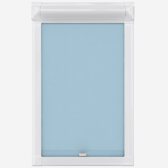 Supreme Blackout Powder Blue Perfect Fit Roller Blind