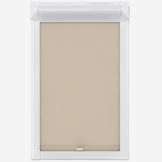 Supreme Blackout Sand Perfect Fit Roller Blind