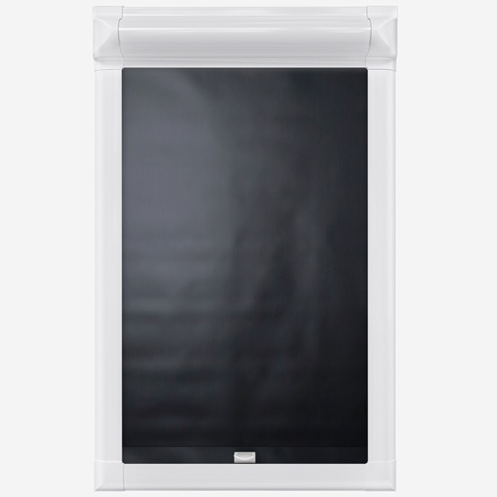Aqualush Black Perfect Fit Roller Blind