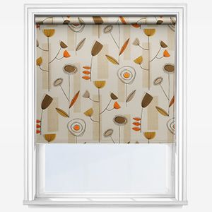 Portobello Sienna Made To Measure Patterned Dim-out Complete Roller Blind 