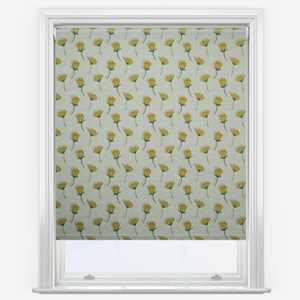 Emily Bond Cornflower Yellow Roller Blind