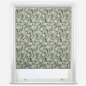 Emily Bond Crocus Green Roller Blind