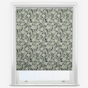 Emily Bond Crocus Indigo Roller Blind