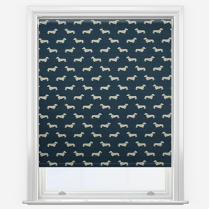 Emily Bond Peggy Indigo Roller Blind