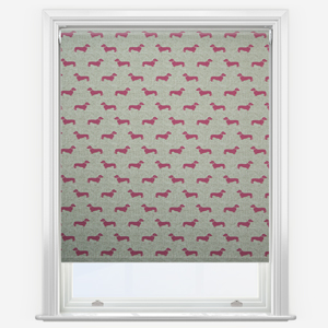 Emily Bond Peggy Raspberry Roller Blind