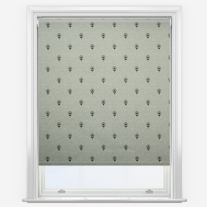 Emily Bond Wild Thyme Charcoal Roller Blind