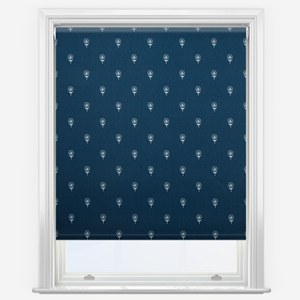Emily Bond Wild Thyme Indigo Roller Blind