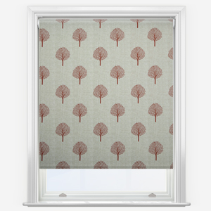 Emily Bond Yew Tree Rust Roller Blind