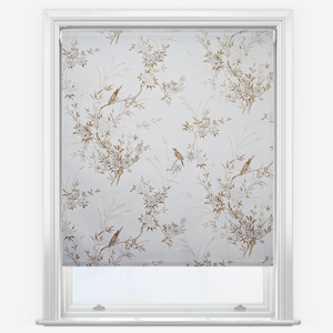 Shabby Chic by Rachel Ashwell Bird Chinoiserie Pink Tan Roller Blind