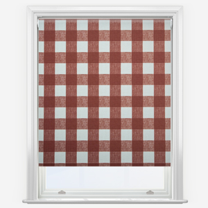 Sophie Allport Gingham Rustic Red Roller Blind