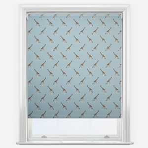 Sophie Allport Giraffe Duck Egg Roller Blind