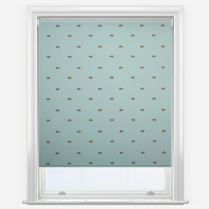 Sophie Allport Hedgehogs Pale Green Roller Blind