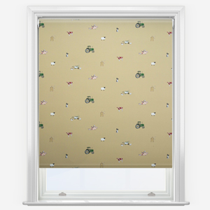 Sophie Allport On The Farm Mustard Roller Blind