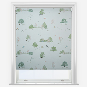 Sophie Allport Spring Cottage White Roller Blind