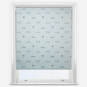 Sophie Allport Water Colour Dragonfly White Roller Blind