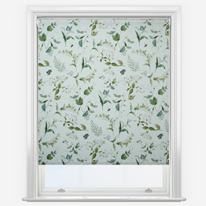 Sophie Allport Wild Floral White Roller Blind