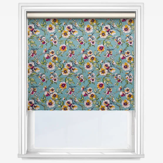 image of geometric curtain print