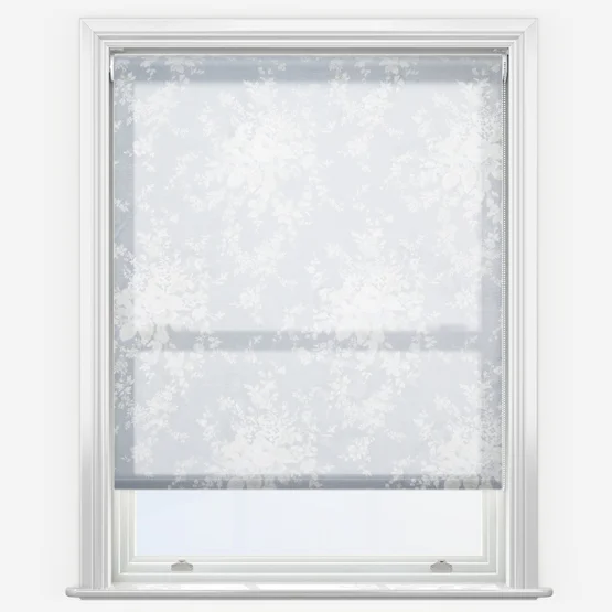 Shabby Chic by Rachel Ashwell Garden Floral Sheer Dusky Blue roller