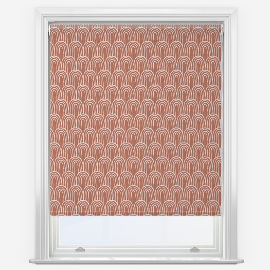 Sonova Studio All Over Rainbow Rhubarb Roller Blind