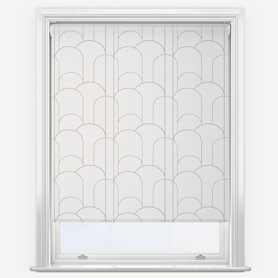 Sonova Studio Arch Deco Chalk Roller Blind