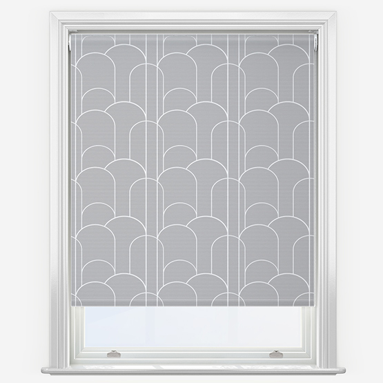 Sonova Studio Arch Deco French Grey Roller Blind