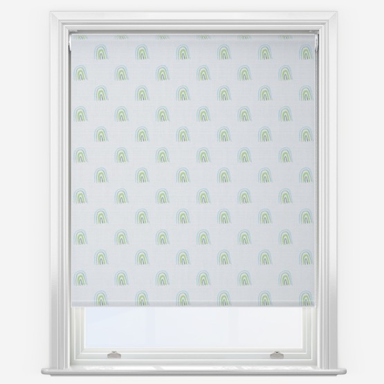 Sonova Studio Baby Rainbow Blue Mint Roller Blind
