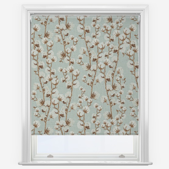Sonova Studio Cotton Trellis Dove Grey Roller Blind