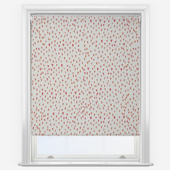 Sonova Studio Ditsy Love True Red Roller Blind