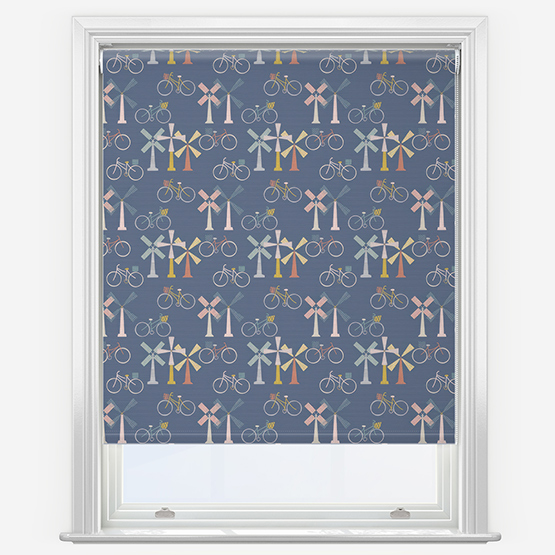 Sonova Studio Dutch Living Dusky Blue Roller Blind