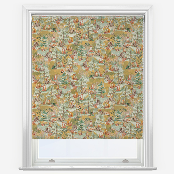 Sonova Studio Enchanted Fox Ochre Roller Blind
