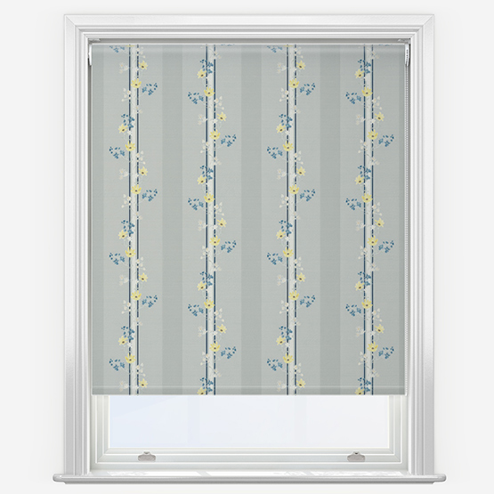 Sonova Studio Floral Cascade Dove Grey Roller Blind
