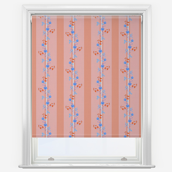 Sonova Studio Floral Cascade Peach Roller Blind