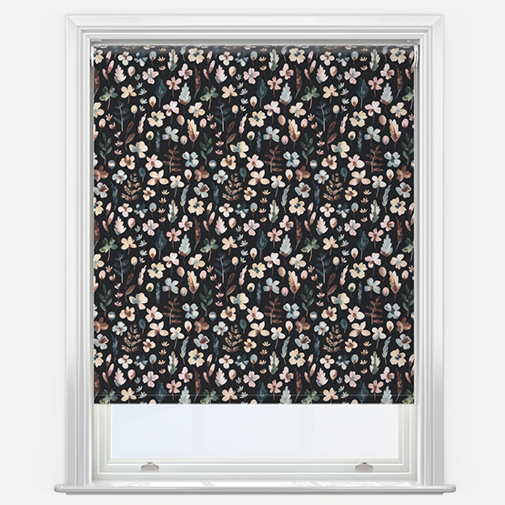 Sonova Studio Flores Midnight Slate Roller Blind