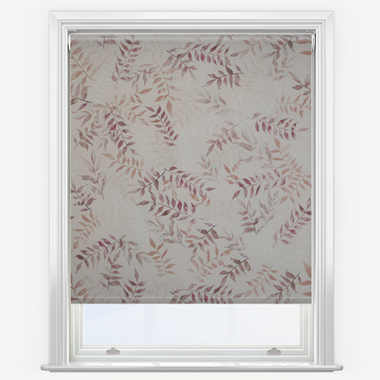Sonova Studio Kaleidoscope Leaves Blush Pink Roller Blind