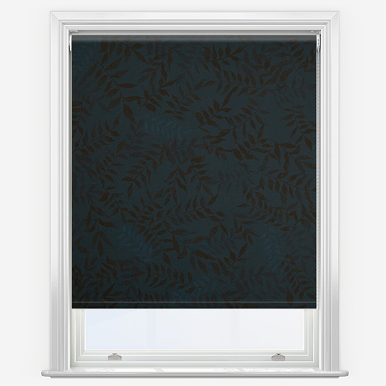 Sonova Studio Kaleidoscope Leaves Midnight Blue Roller Blind