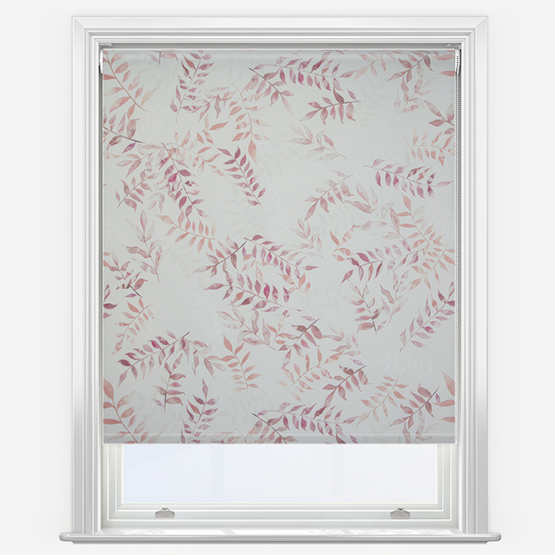 Sonova Studio Kaleidoscope Leaves Powder Blush Roller Blind