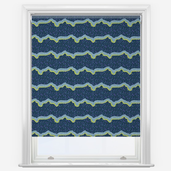 Sonova Studio Lava Lamp Midnight Blue Roller Blind