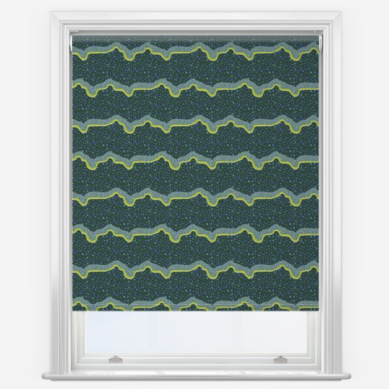 Sonova Studio Lava Lamp Teal Roller Blind