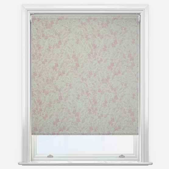 Sonova Studio Leafy Blush Pink Roller Blind