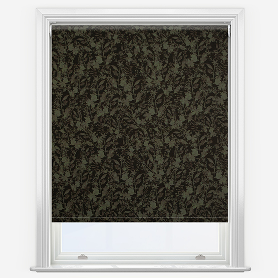Sonova Studio Leafy Charcoal Roller Blind