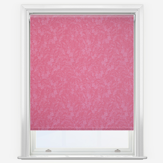 Sonova Studio Leafy Magenta Roller Blind