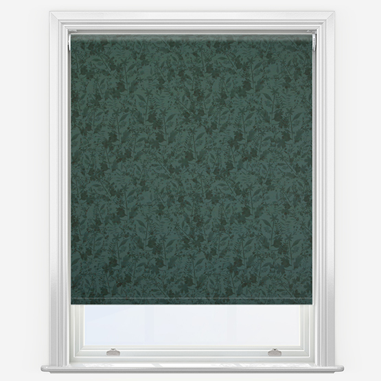 Sonova Studio Leafy Teal Roller Blind