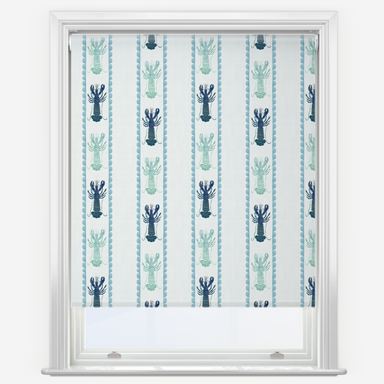 Sonova Studio Lobster Jam Ocean Blue Roller Blind