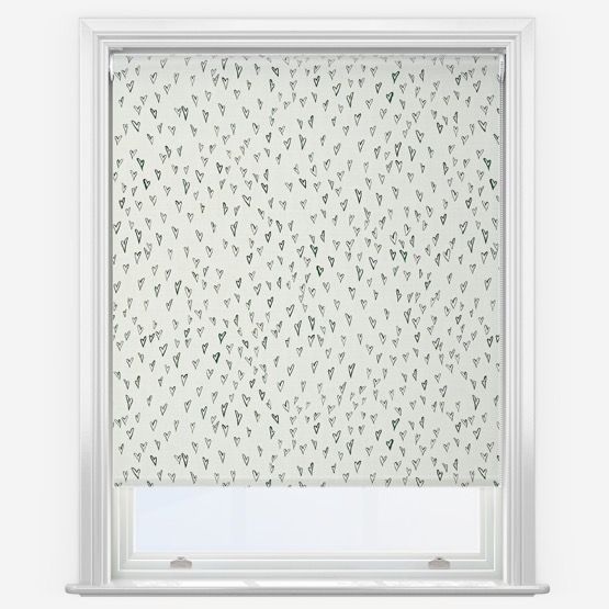 Sonova Studio Love Hearts Monochrome Roller Blind