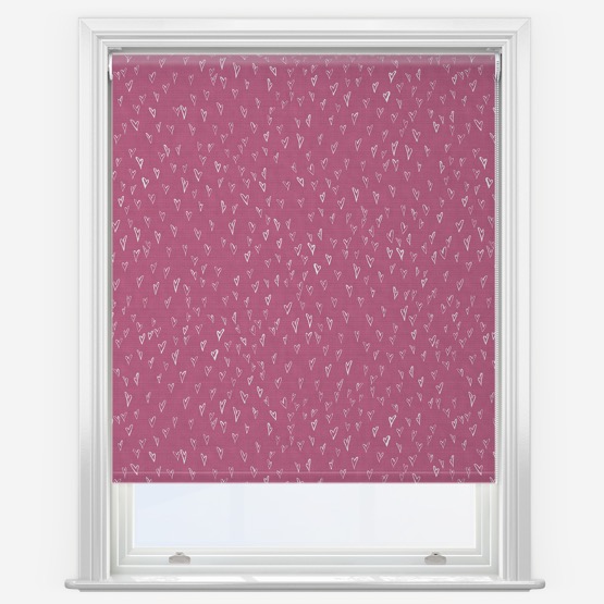 Sonova Studio Love Hearts Orchid Pink Roller Blind