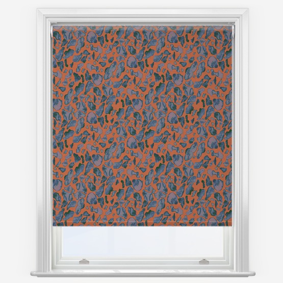 Sonova Studio Moo Mosaic Tangerine Roller Blind