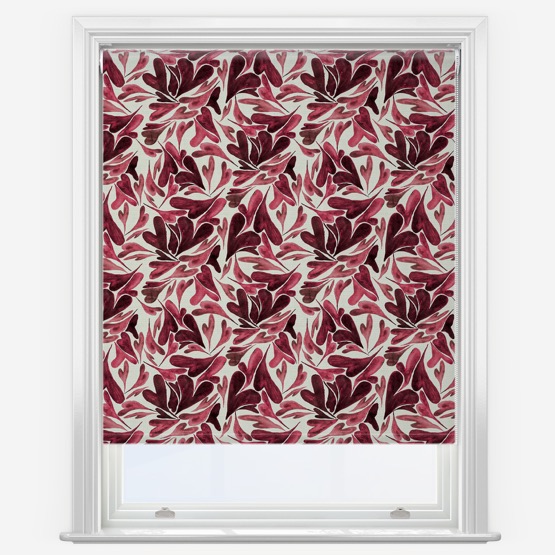 Sonova Studio Morphed Love Deep Red Roller Blind